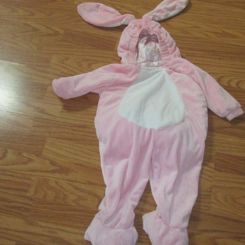 Warm Pink Bunny Halloween Costume Ages 9-12 mo Worn once